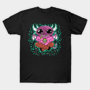 Pink Skull Holder T-Shirt